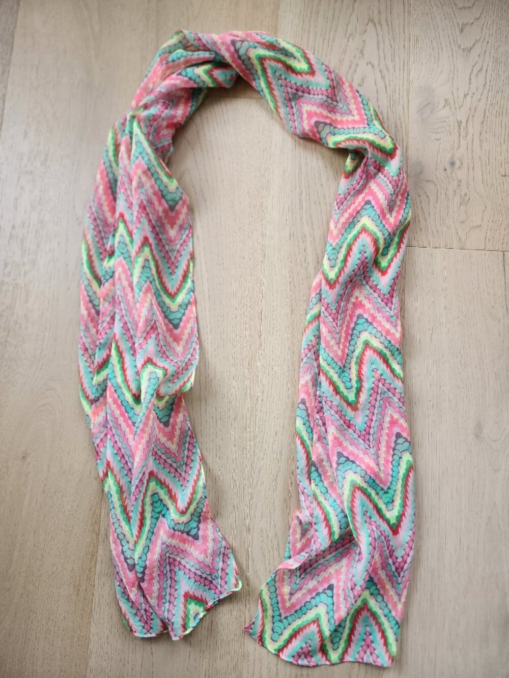 Pretty Long Chevron Scarf
